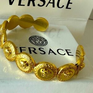 Versace Gold Medusa Emblem Bracelet